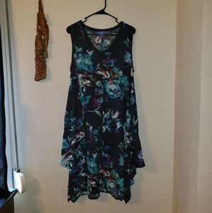 Simply Vera Vera Wang sleeveless crinkle dress